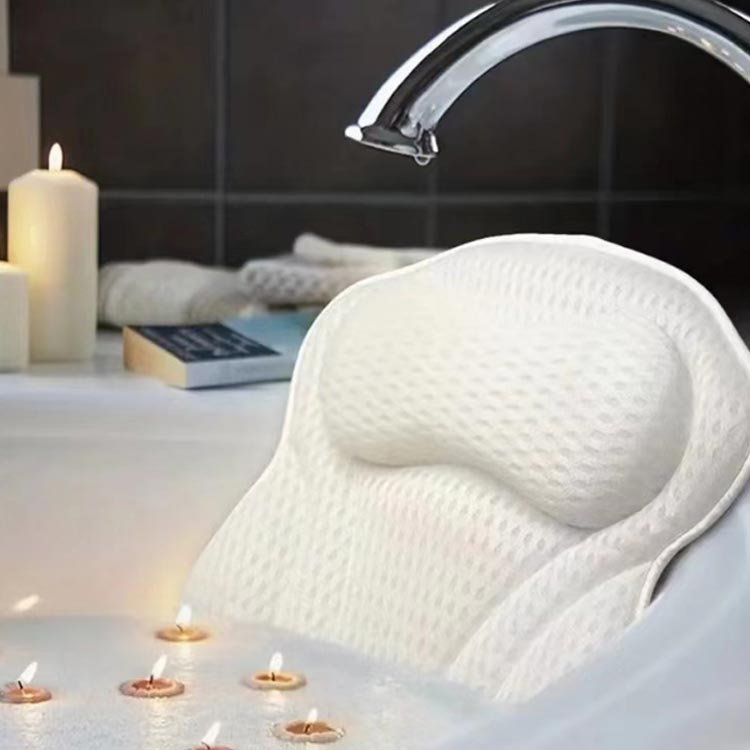 お風呂枕 クッション バスピロー 枕 お風呂 リラックス バス枕 肩こり 半身浴 洗濯可 バスグッズ バス用品 快適 スマホ首 マッサージ おうち時間 半身浴 便利グッズ