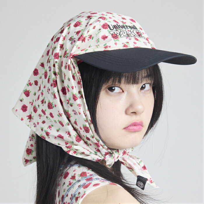 リトルサニーバイト little sunny bite キャップ 3way 帽子 CAP 刺繍 ブラック ピンク レッド 花柄 小..