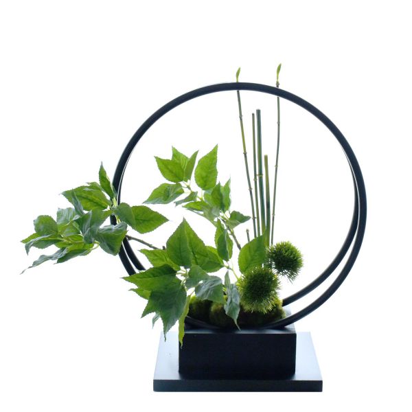 カップボン 和モダン インテリア 和風 イミテーショングリーン 敬老の日 寄せ植え盆栽 ギフト おしゃれ 御祝 開店祝い アートグリーン 開業 移転 Bonsai さくら インテリア Cupbon 新築 和 大鉢 盆栽 フェイクグリーン 人工観葉植物 造花桜の葉 寄せ植え盆栽 リングベース