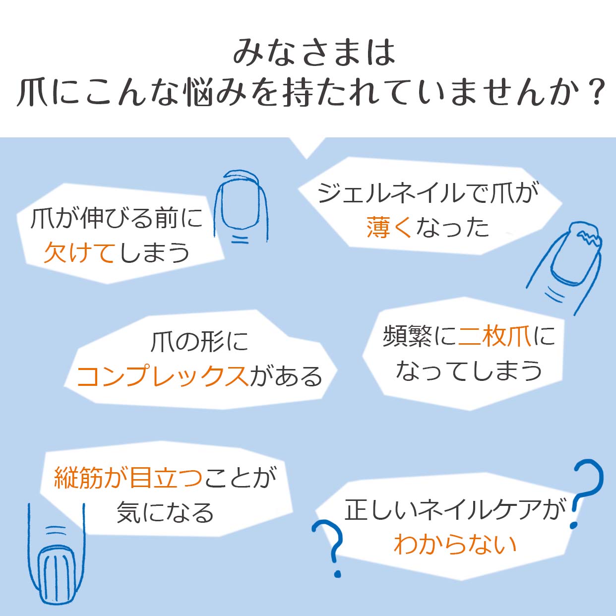 爪の悩み