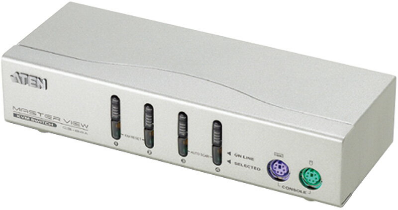 【メーカー取り寄せ】 ATEN KVMスイッチ 4ポート・PS/2 CS-84A/ATEN 新生活 キャンセル不可