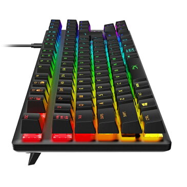 キングストン HyperX Alloy Origins Core RGB メカニカルゲーミング キーボード HX-KB7RDX-JP 日本語配列 テンキーレスモデル 赤軸 ポータブル フルアルミボディー バレンタイン バレンタインデー