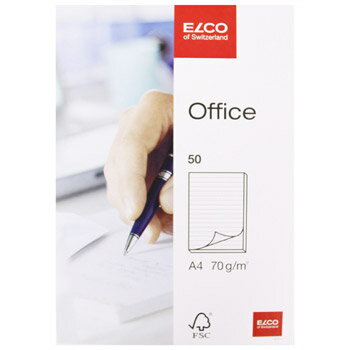 ELCO(エルコ) Office 9mm罫線ノートパッド A4 70g m2 50シート 74402-15