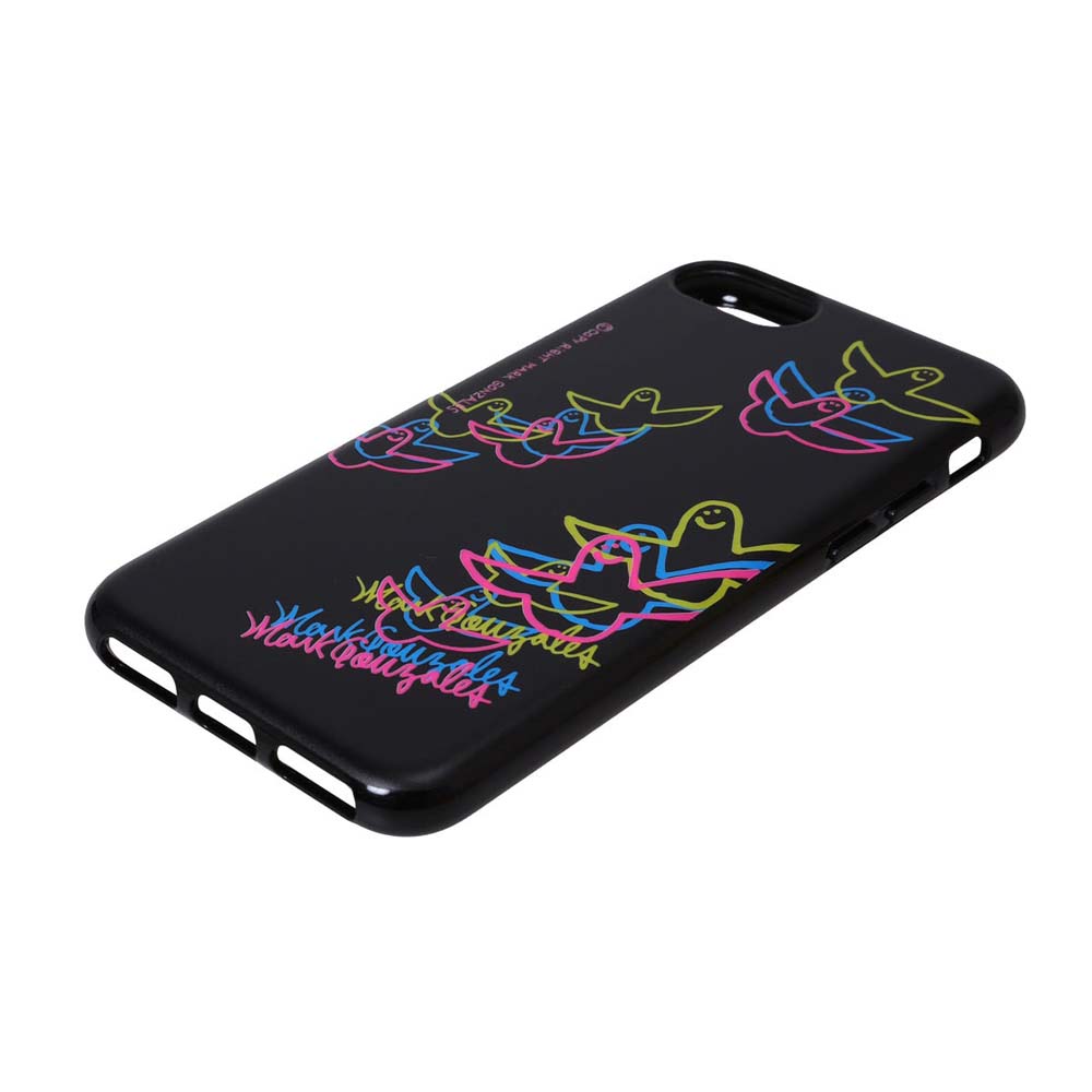 【あす楽、土日、祝日発送】【送料無料】Mark Gonzales Hybrid Back Case BLACK【iPhone SE(第2世代)(第3世代)/iPhone8/iPhone7対応】マークゴンザレス アイフォンケース 背面ケース メンズ レディース スマホケース ストリート ブラック