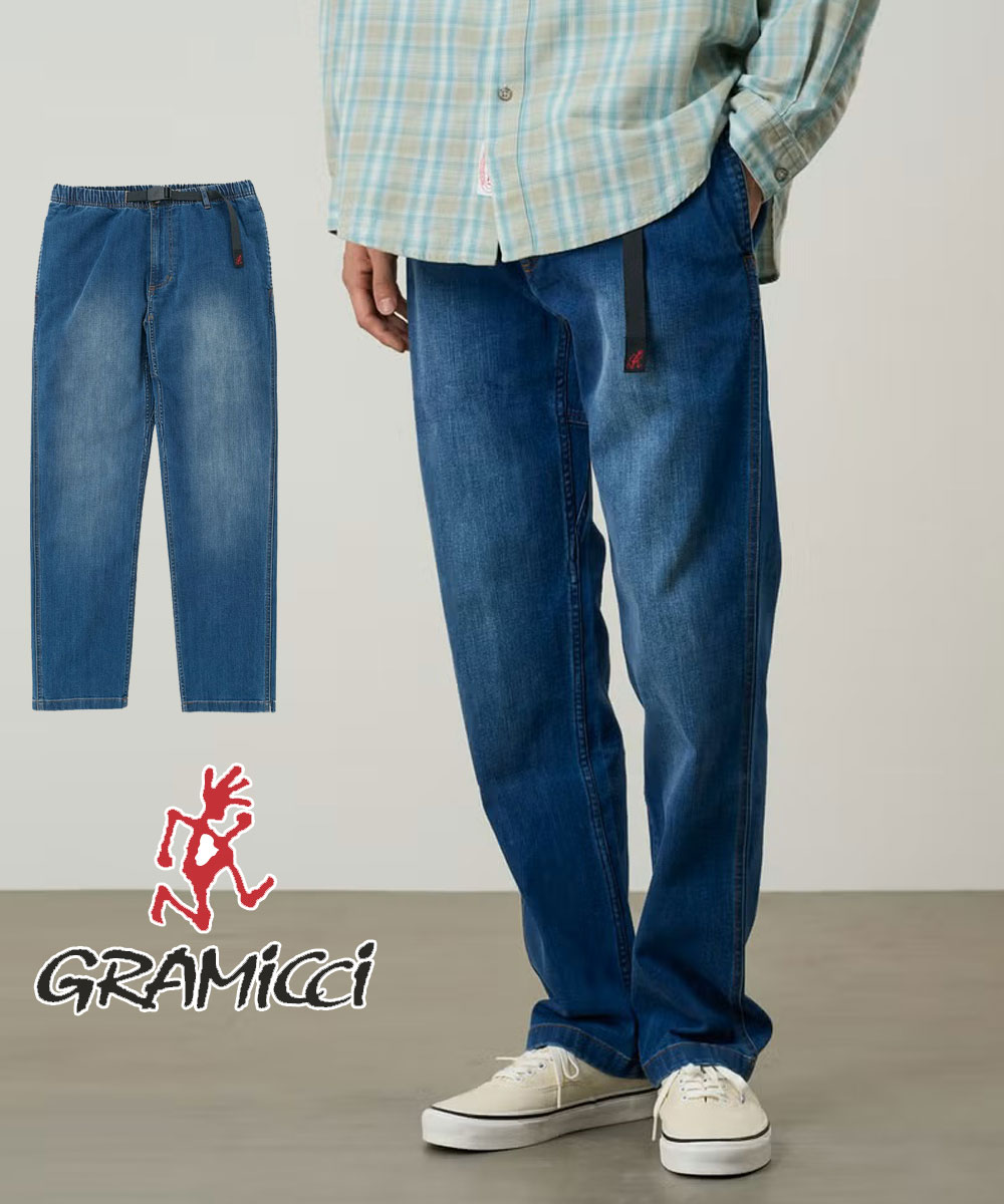 Gramicci グラミチ STRETCH DENIM NN-PANT CROPPED ストレッチデニムNNパンツクロップド GMP6-SJP010 デニムパンツ ストレッチ クライミングパンツ