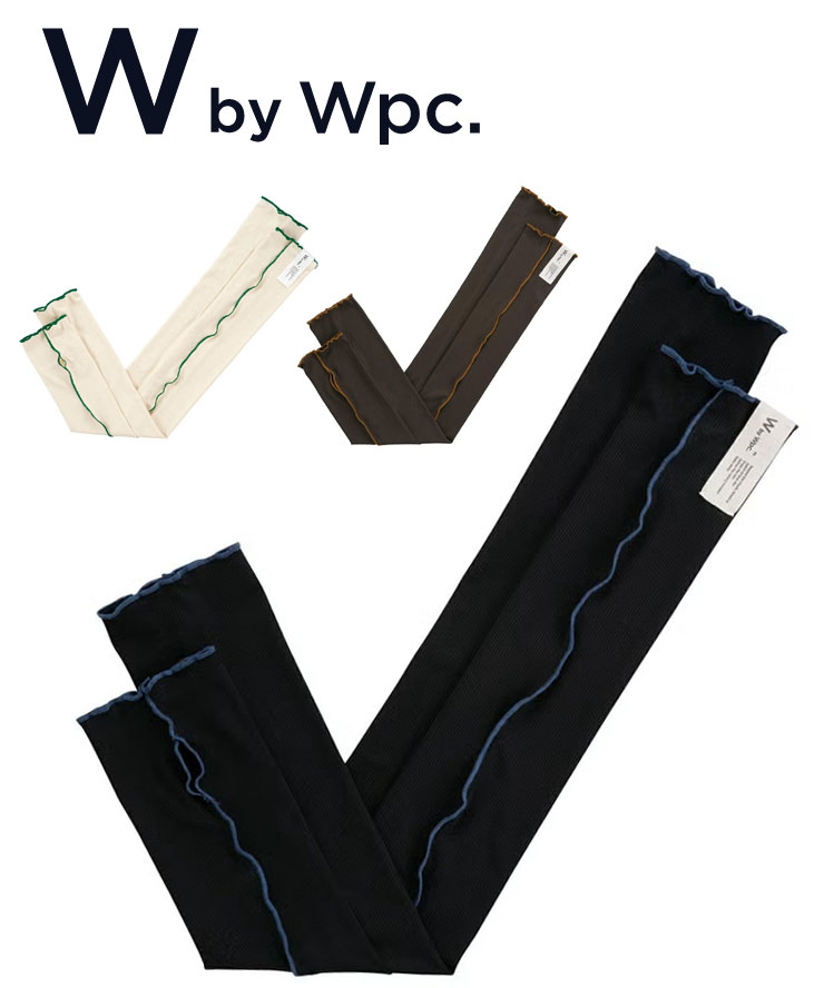 Wpc. ダブリュピーシー UVカット接触冷感アームカバー W216 レディース アームカバー UVカット 接触冷感 ロング 指穴付き 日焼け対策 紫外線対策 春夏
