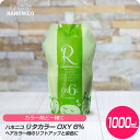 【新生活セール 全商品対象クーポン配布中】 ハホニコ リタカラー OXY 6% 1000mL【HAHONICO カラー剤 ヘアカラー オキシ プロフェッショナル 2剤 毛染め サロン専売品 美容室専売】