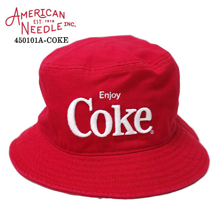 AMERICAN NEEDLE アメリカンニードル Coca-Cola コカコーラ Twill Bucket バケット...