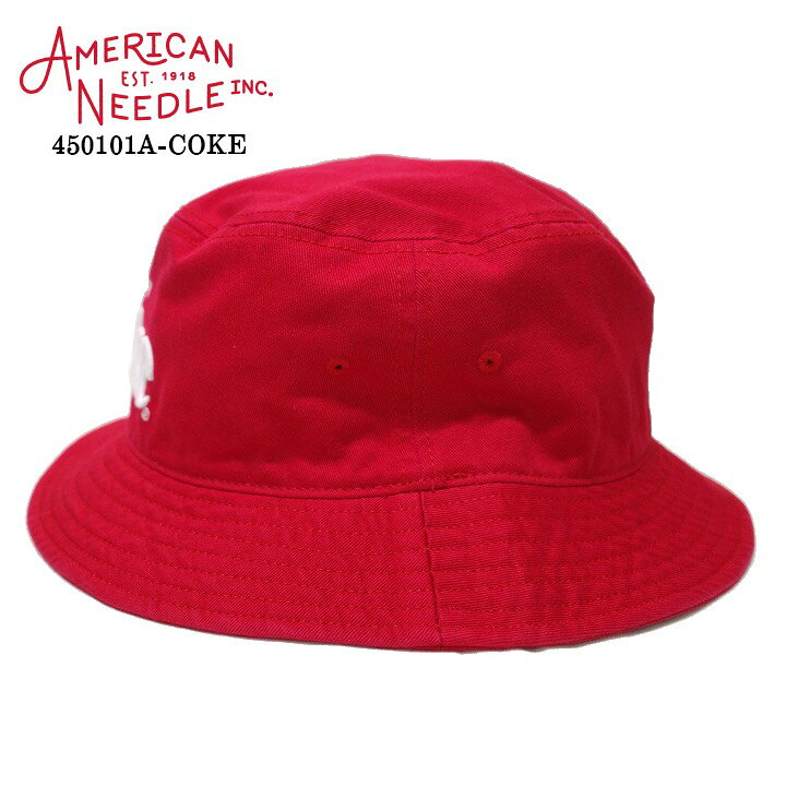 AMERICAN NEEDLE アメリカンニードル Coca-Cola コカコーラ Twill Bucket バケット...