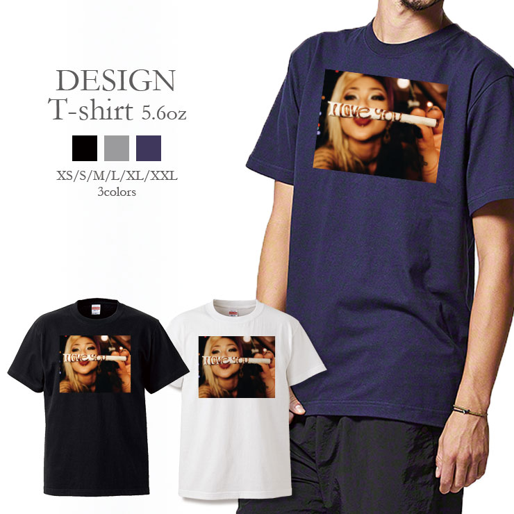 乐天商城 - Tシャツ メンズ 半袖 プリント Uネック クルーネック 丸首 綿 半袖 カットソー おしゃれ アメカジ ストリート カジュアル レディース ユニセックス 大きいサイズ対応 セクシー ガール フォトT weed ガンジャ