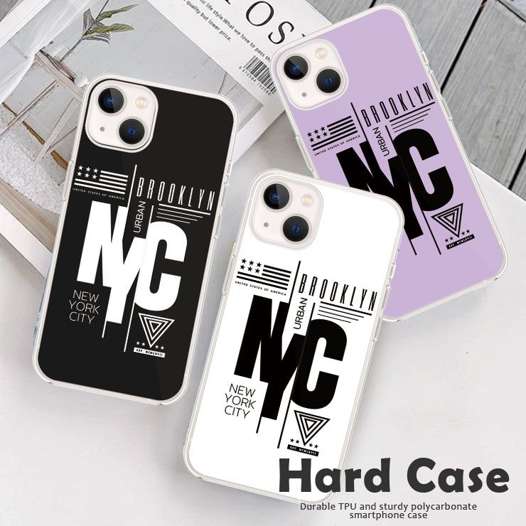 乐天商城 - iPhone17 Pro iPhone17ProMax Air iPhone16e iPhone16 Pro 15Pro Max iPhone14 Pro 13 Pro iPhone12 ケース スマホケース ハードケース カバー かわいい おしゃれ NYC ニューヨーク NY ロゴ