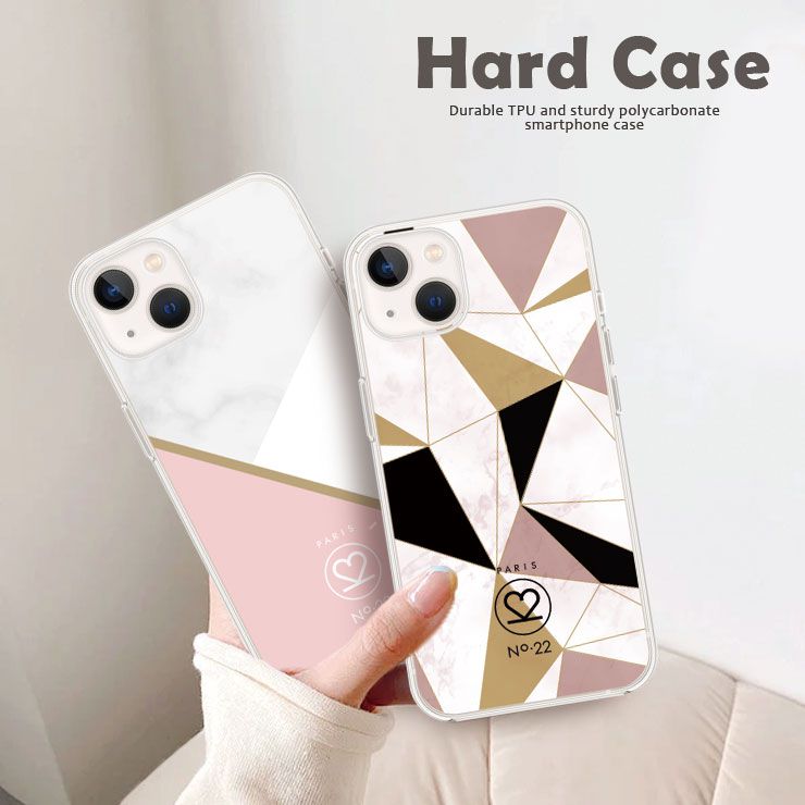 iPhone17 Pro iPhone17ProMax Air iPhone16e iPhone16 Pro 15Pro Max iPhone14 Pro 13 Pro iPhone12 ケース スマホケース ハードケース カバー かわいい おしゃれ 大理石 マーブル PARIS N22 ハート 大人可愛い