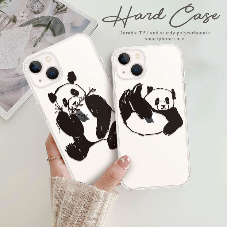 乐天商城 - iPhone17 Pro iPhone17ProMax Air iPhone16e iPhone16 Pro 15Pro Max iPhone14 Pro 13 Pro iPhone12 ケース スマホケース ハードケース カバー かわいい おしゃれ パンダ ぱんだ 笹の葉 クリアデザイン