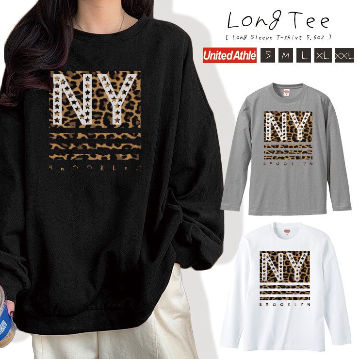 TシャツロンT長袖レディーストップ...