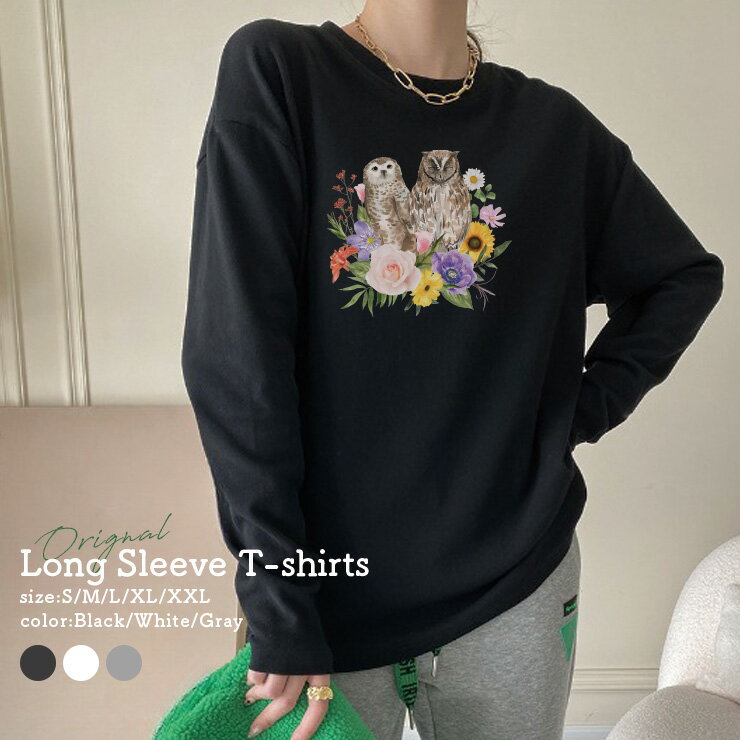 TシャツロンT長袖レディーストップ...