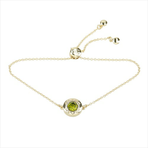 楽天Queen Collection【スペシャル】[コーチ] ブレスレット COACH Open Circle Slider Bracelet 67072 PGI Gold/Green