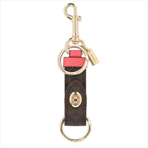 【スペシャル】[コーチ] キーホルダー チャーム Coach Leather Turnlock Valet Key Fob 49314 IML3A