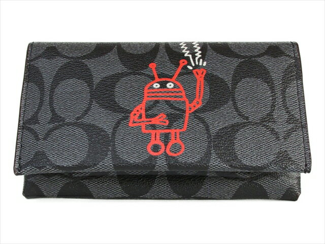 【スペシャル】コーチ 携帯ケース キース ヘリング フォン ケース COACH Keith Haring Phone Case Signature F12005 CQ/BK Charcoal/Black [並行輸入品]のサムネイル