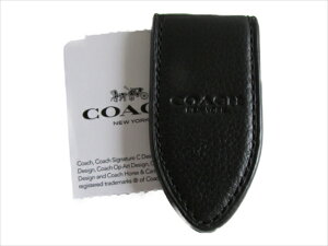 【スペシャル】[コーチ] マネークリップ COACH Leather Money Clip F11456 BLK Black