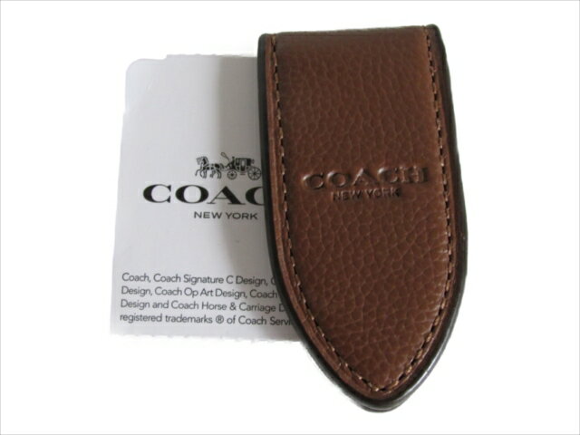 【スペシャル】[コーチ]マネークリップCOACHLeatherMoneyClipF11456SADSaddle[並行輸入品]