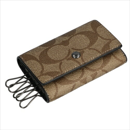 ڥȢդ[]   COACH FIVE RING KEY CASE SIGNATURE F78675 QBTN...