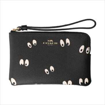 【スペシャル】[コーチ] リストレット ディズニー アイズ COACH Disney Eyes Print CORNER ZIP F73565 IMA47 IM/Black Multi