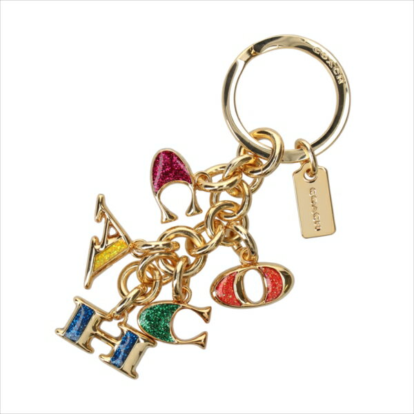 ڥڥ[] ۥ ߥå쥿 ե COACH Mix Letter Key Fob Charm F4067...