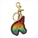 【スペシャル】[コーチ] キーホルダー レインボー ユニコーン チャーム キーフォブ COACH Rainbow Unicorn Charm Key Fob 1226 GDE1L