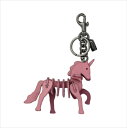 【スペシャル】[コーチ] キーホルダー ユニコーン チャーム キーフォブ COACH Small Unicorn Puzzle Charm Key Fob 23531 BKPRI BK/Primrose