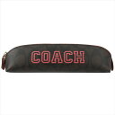 コーチ [コーチ] ポーチ ペンシルケース COACH Varsity Signature Leather Pencil Case CC054 IML3A IM/Brown Watermelon