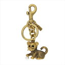 [コーチ] キーホルダー チャーム Coach Creatures Kitten Cat Bag Charm Key Fob CC569 IML38