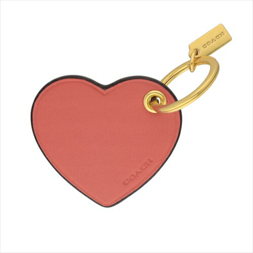  ۥ 㡼 COACH Heart Leather Bag Charm CF155 IMRRJ IM/Taffy