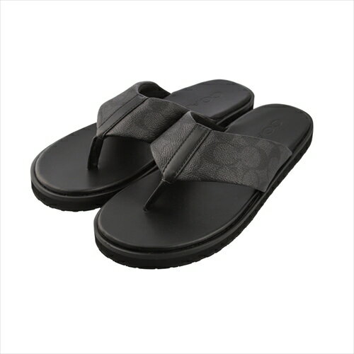 コーチ サンダル COACH Signature Flip Flops US7 EU40 25cm CY244 A5F Charcoal Multi