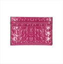 【スペシャル】[コーチ] カードケース COACH Embossed Liquid Gloss Card Case F62544 SV/BY SV/Berry