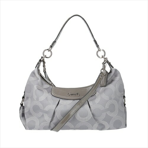 コーチ ホーボー バッグ（レディース） コーチ ヴィンテージ バッグ COACH Ashley Dotted OP Convertible Hobo F20031 SGYGY SV/Grey/Grey