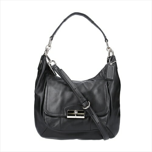 コーチ ホーボー バッグ（レディース） コーチ ヴィンテージ バッグ COACH Kristin Leather Hobo F22306 SV/BK SV/Black