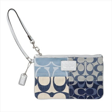 【スペシャル】[コーチ] リストレット ヴィンテージ COACH Patchwork Large Flat Wristlet F47682 SV/EI