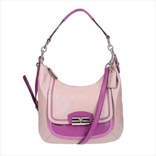 コーチ ヴィンテージ バッグ COACH Kristin Spectator Leather Hobo F22509 SVBE6 SV/Taupe/Purple Multi