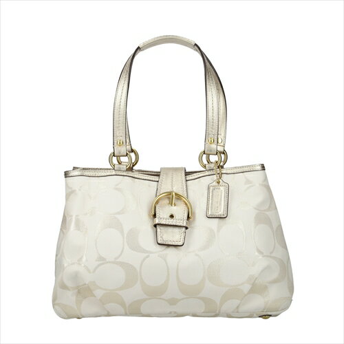 コーチ ヴィンテージ バッグ COACH Soho Signature Multi Carryall F20583 B4AR4 B4/Ivory Gold/Gold