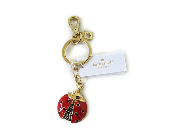 【スペシャル】kate spade ケイトスペード キーホルダー チャーム レディーバグ ゴールド【新品】kate spade Gold Plated Ladybug (WORU0055) Key Fobs multiのサムネイル