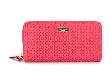 【スペシャル】kate spade ケイトスペード ジッパーラウンド 長財布 ネダ ニューベリー レーン チェイニング フラミンゴ（ピンク）【新品】kate spade Neda (WLRU2431) Newbury Lane Caining flamingo