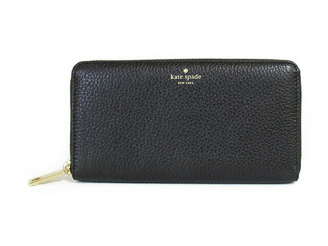 【スペシャル】kate spade ケイトスペード ジッパーラウンド 長財布 ネダ グレイ ストリート グレー ブラック【新品】kate spade Neda (WLRU2264) Grey Street black