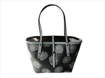 【スペシャル】[コーチ] バッグ シグネチャー マーケット トート COACH Signature Rose Print Market Tote 31700 DKO3O DK/Charcoal Sky