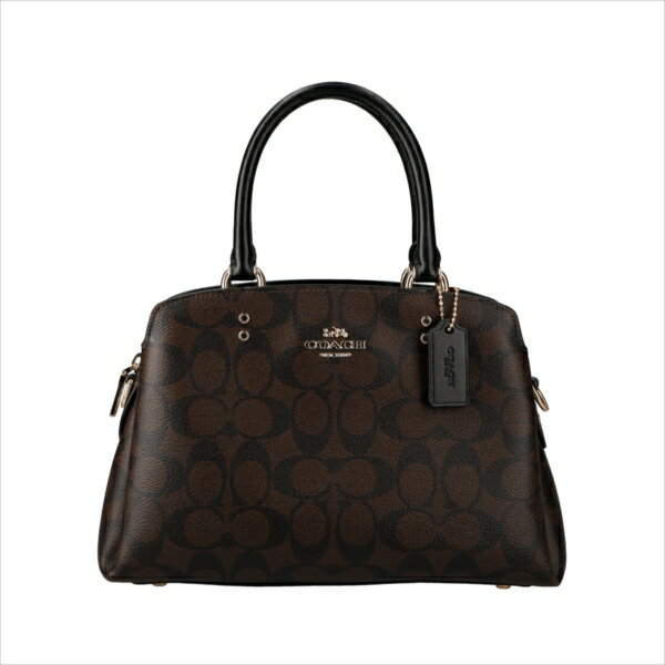  バッグ ミニ リリー COACH Signature Mini Lillie Carryall 91494 IMAA8 IM/Brown/Black