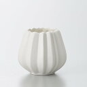 《 陶磁器 ベース 》 ◆とりよせ品◆Clay Pleats(プリーツ)1セット(6点入り) コンポート インテリア 花資材 花器 ベース アレンジ 安い 装飾 フラワーアレンジメント 土台 母の日 結婚式 クリスマス 正月