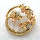 K18/K18WG/K18PG ダイヤモンド入りブローチ ダイヤモンド 0.22ct