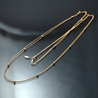 ロングネックレスK182連80cm