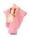 七五三 着物 3歳 レンタル 七五三 被布 レンタル七五三 3歳 女の子 レンタル 着物 セット ひふ 被布セット 三歳 ピンク JK3333身長 90cm 95cm 100cm(4)