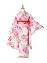 七五三 着物 7歳 フルセット レンタル 七五三 レンタル 7歳 女の子 送料 無料 白 115cm 120cm 125cm 夢工房 ピンク 7183 【レンタ...