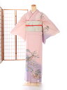 夏 訪問着 レンタル 絽 訪問着 夏用 フルセットレンタル 絽 着物 レンタル 夏 ピンク お祝い柄【結婚式】【披露宴】【wedding】【結納】【発表会】【表...